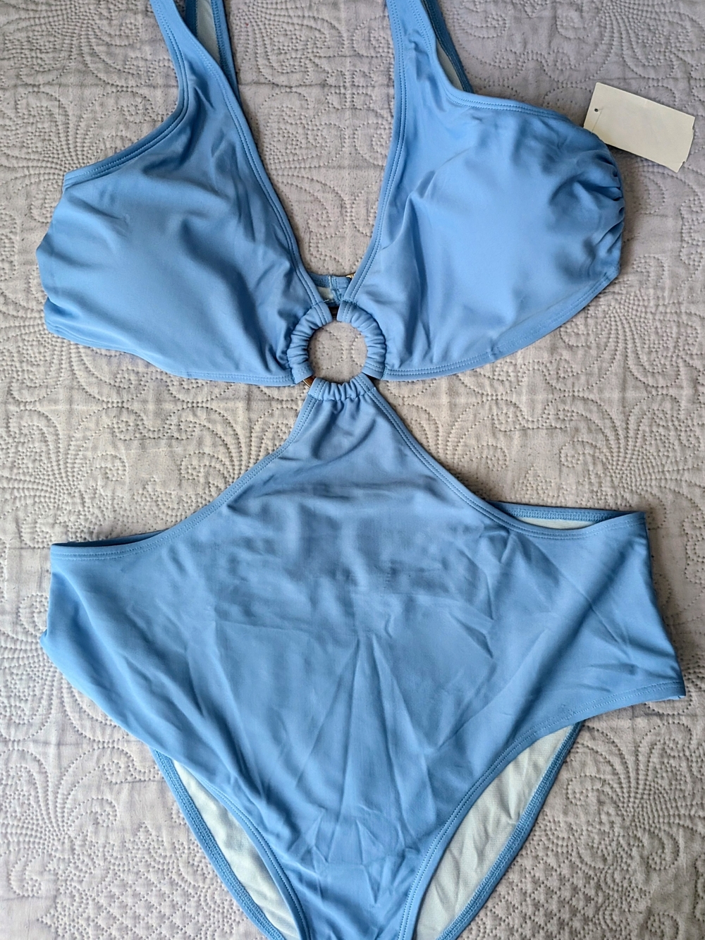 Cupshe, Blue Bathing suit Size XL, True to Size